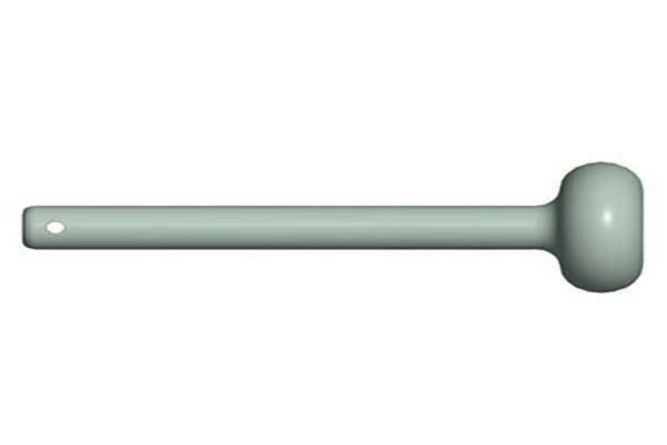 Contrabass Chimes Mallet, Grey 70A w/38" Cable von Freenotes Harmony Park